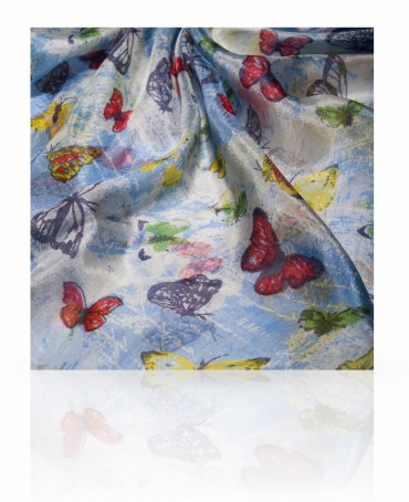 Палантин Женский S-VINATGE.BUTTERFLY/BLUE